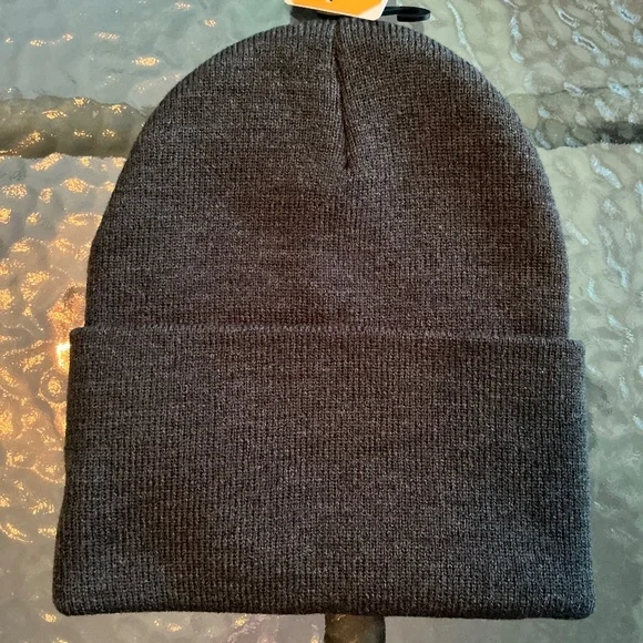 Carhartt Cuffed Beanie Charcoal Heather Gray NWT - Picture 3 of 8